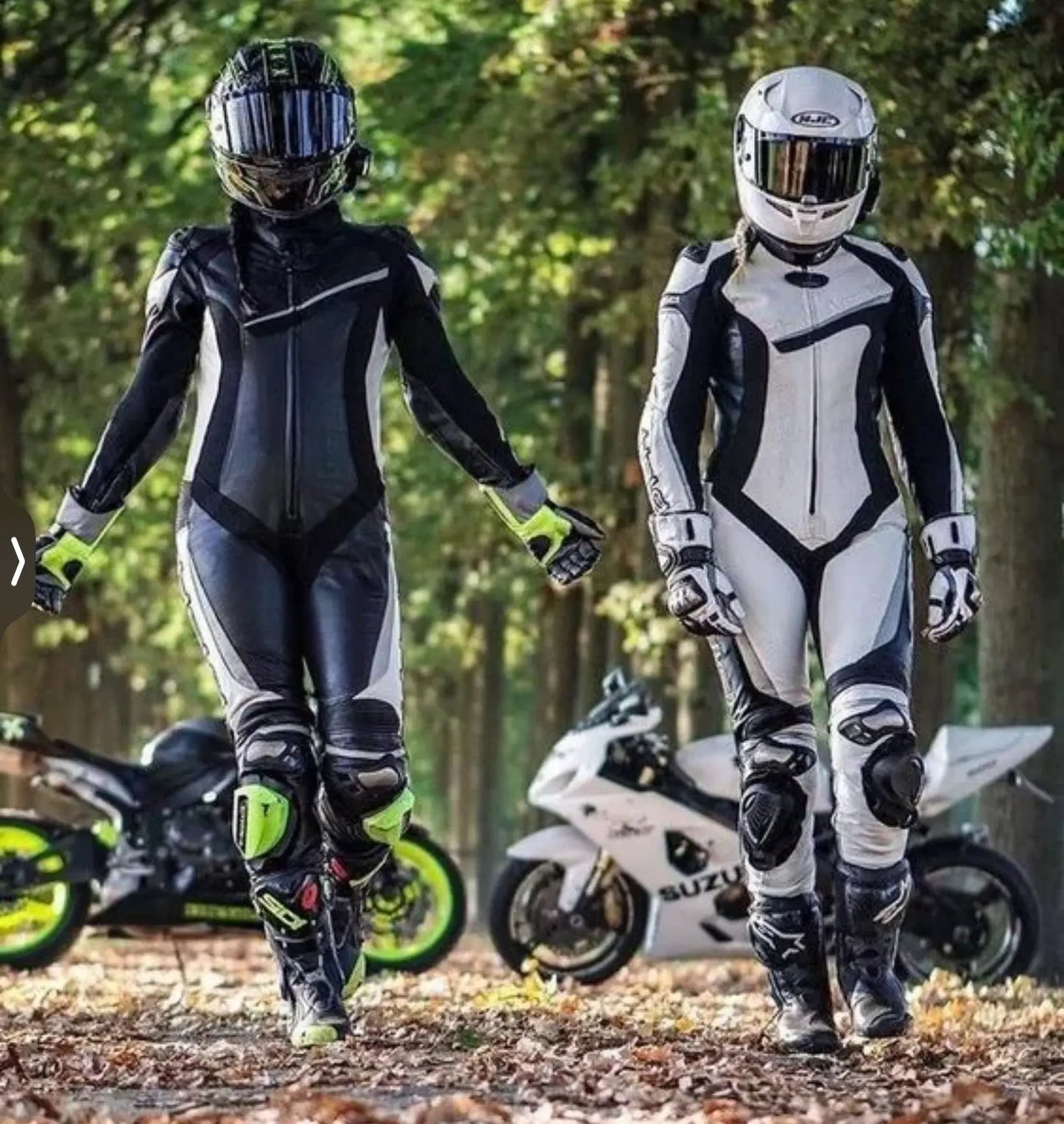 WOMEN BIKER MOTO GP MOTORCYCLE MOTORBIKE COWHIDE LEATHER RACING CE-RATED SUIT - VenturBoZ