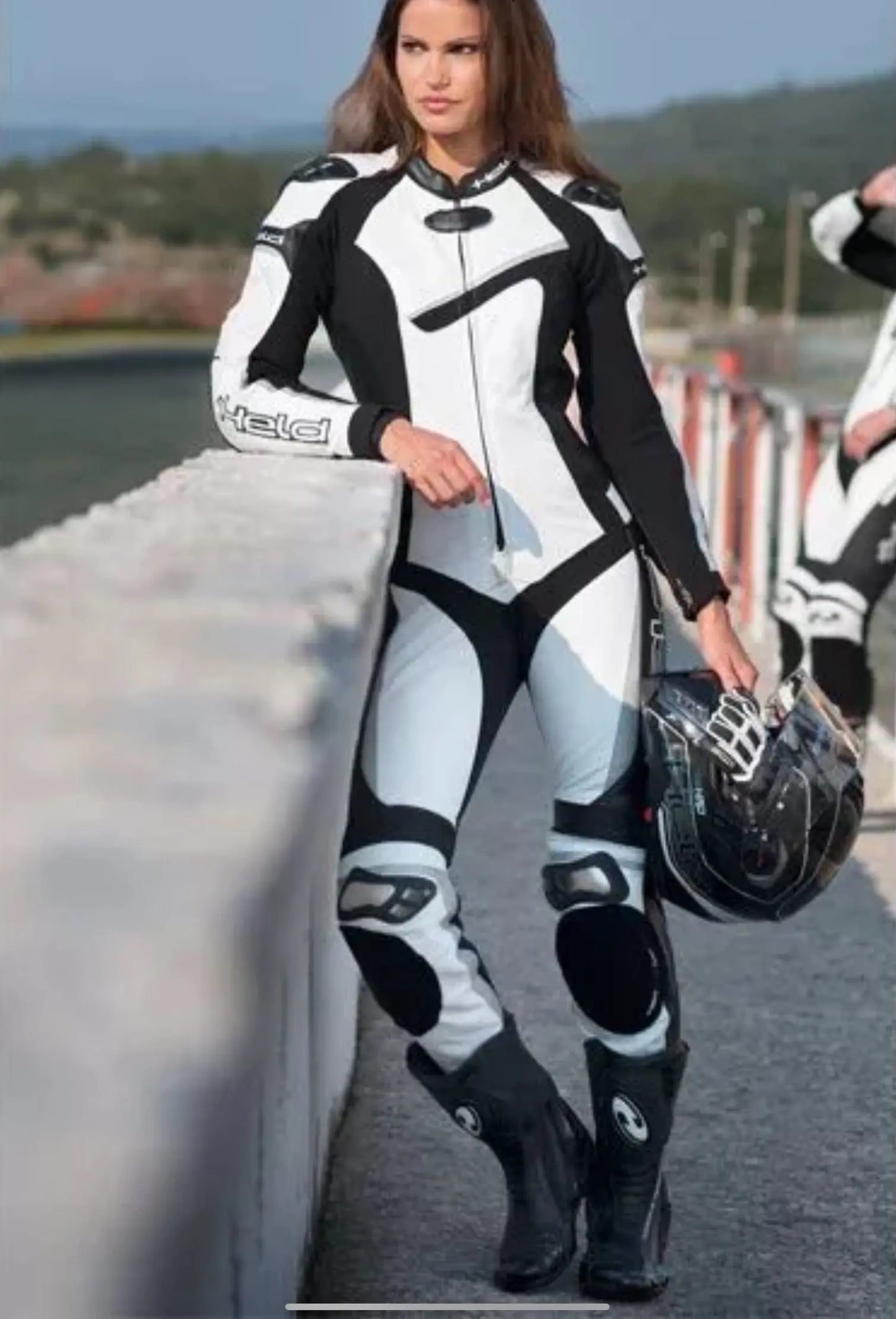 WOMEN BIKER MOTO GP MOTORCYCLE MOTORBIKE COWHIDE LEATHER RACING CE-RATED SUIT - VenturBoZ
