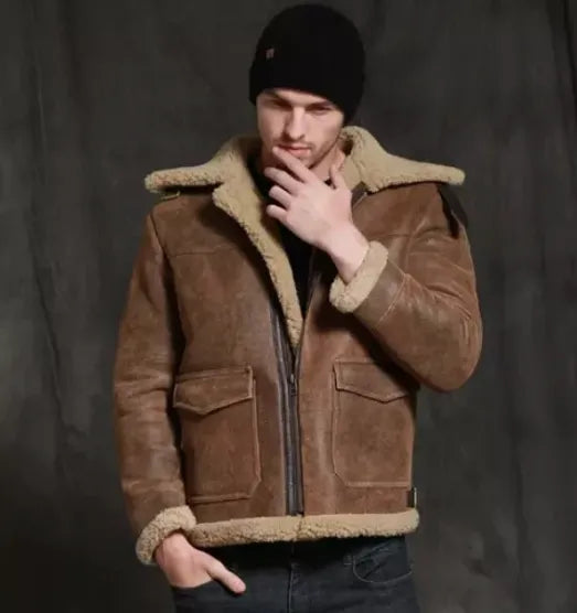 Men's Shearling Winter Jacket