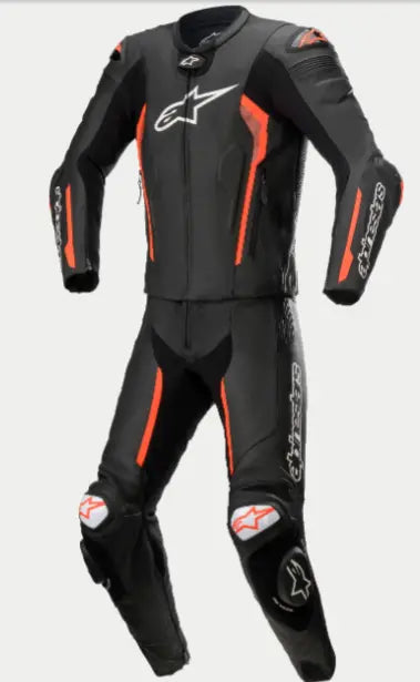 ALPINESTARS Unisex BIKER MOTO GP MOTORBIKE COWHIDE LEATHER RACING SUIT 