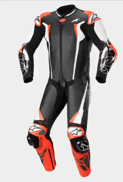 ALPINESTARS Unisex BIKER MOTO GP MOTORBIKE COWHIDE LEATHER SUIT 