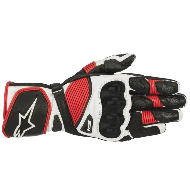 Alpinestars MOTORCYCLE GLOVES MOTORBIKE TRACK DAYS COWHIDE LEATHER ARMOURED GLOVE For BIKER PROTECTION
