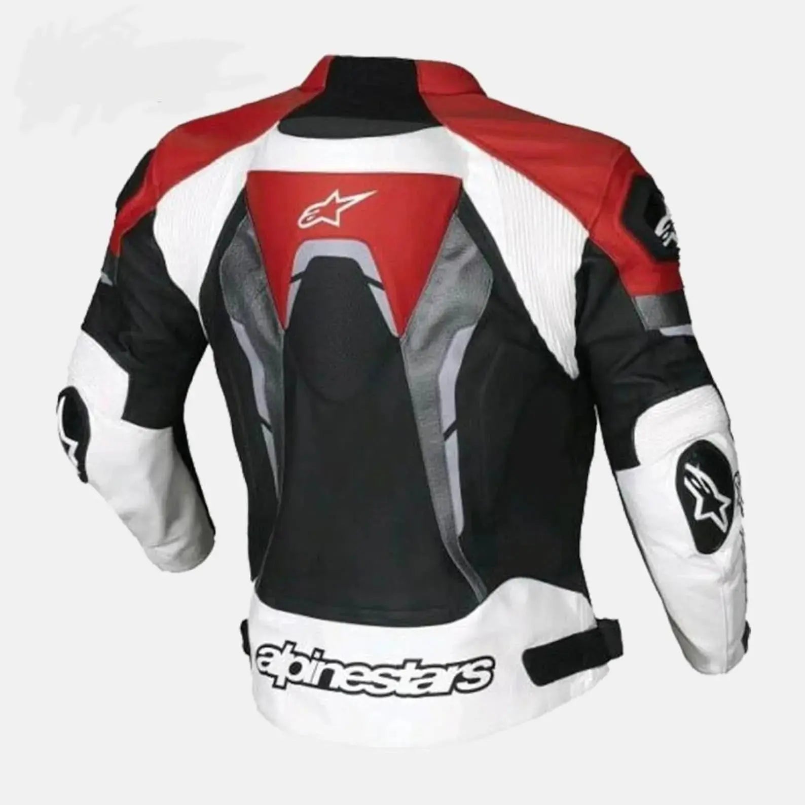 Alpinestars New Men's Handmade Cowhide Motorbike Racing Leather Jacket For Motorcycle Riders