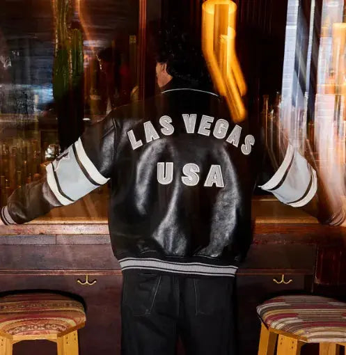 Avirex Black Real Bomber American Flight Jacket Leather Icon Jacket Unisex Men's Ladies Legend Jacket