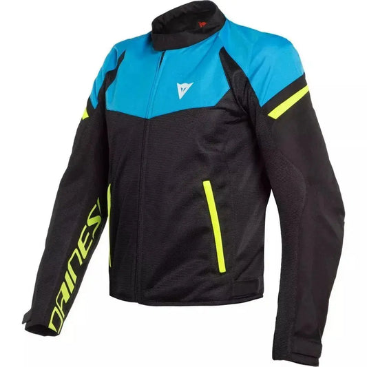 DAINESE Blue New Men's Handmade Cowhide Motorbike Racing Leather Jacket For Motorcycle Riders