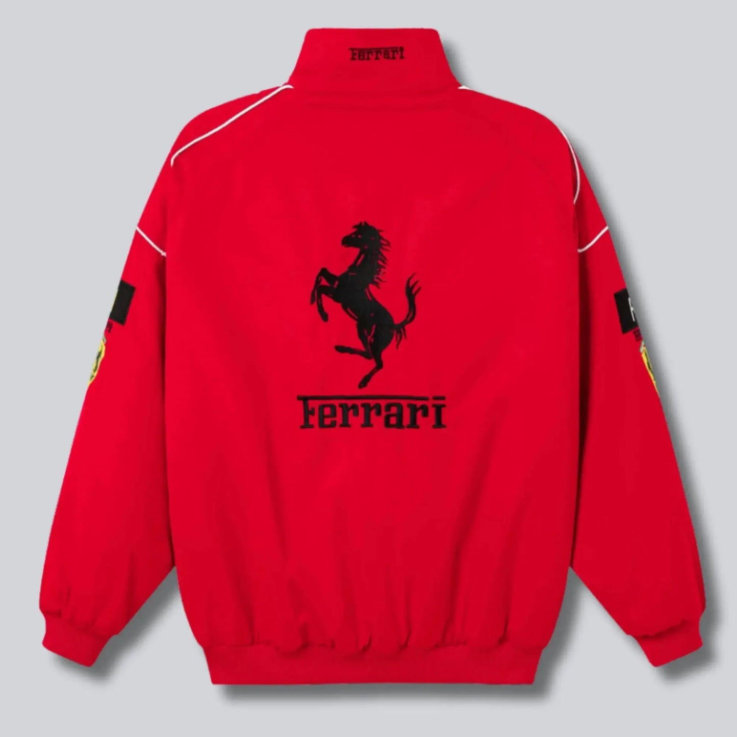 Ferrari Red/Black New Men's Handmade Cowhide Motorbike Racing Leather Jacket For Motorcycle Riders