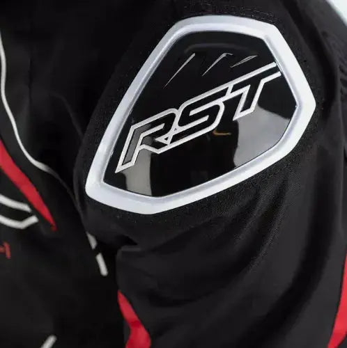RST New Men's Motorbike Racing Cowhide Leather Jacket Handmade For Motorcycle Riders CE Armoured RED/BLACK