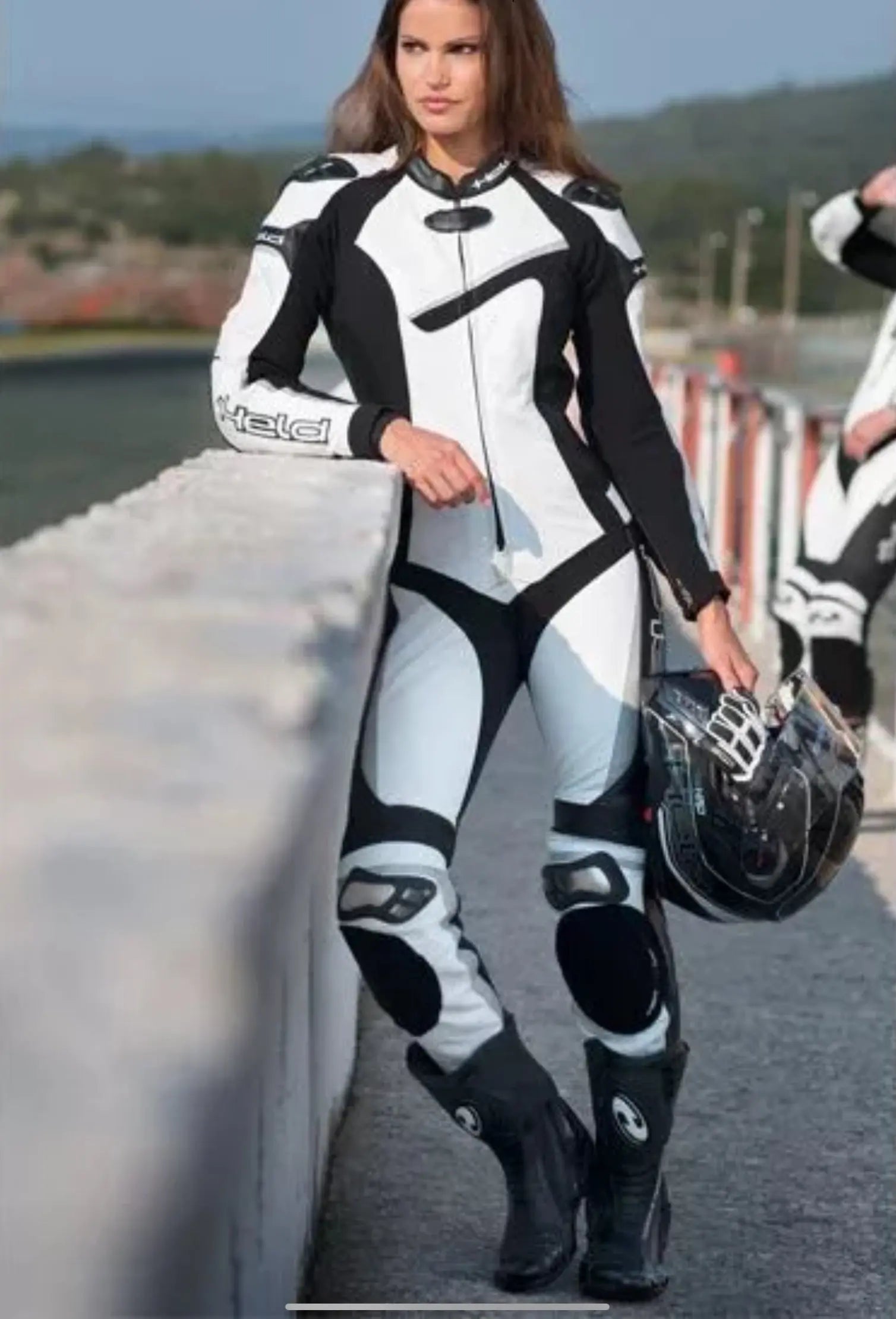 WOMEN BIKER MOTO GP MOTORCYCLE MOTORBIKE COWHIDE LEATHER RACING CE-RATED SUIT - VenturBoZ