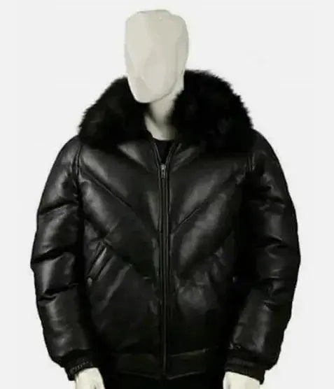 Warm, Stylish & Durable Unisex Padded Puffer Jackets Zip Up Quilted Lined Bubble Coat For Winter Cold Weather Black